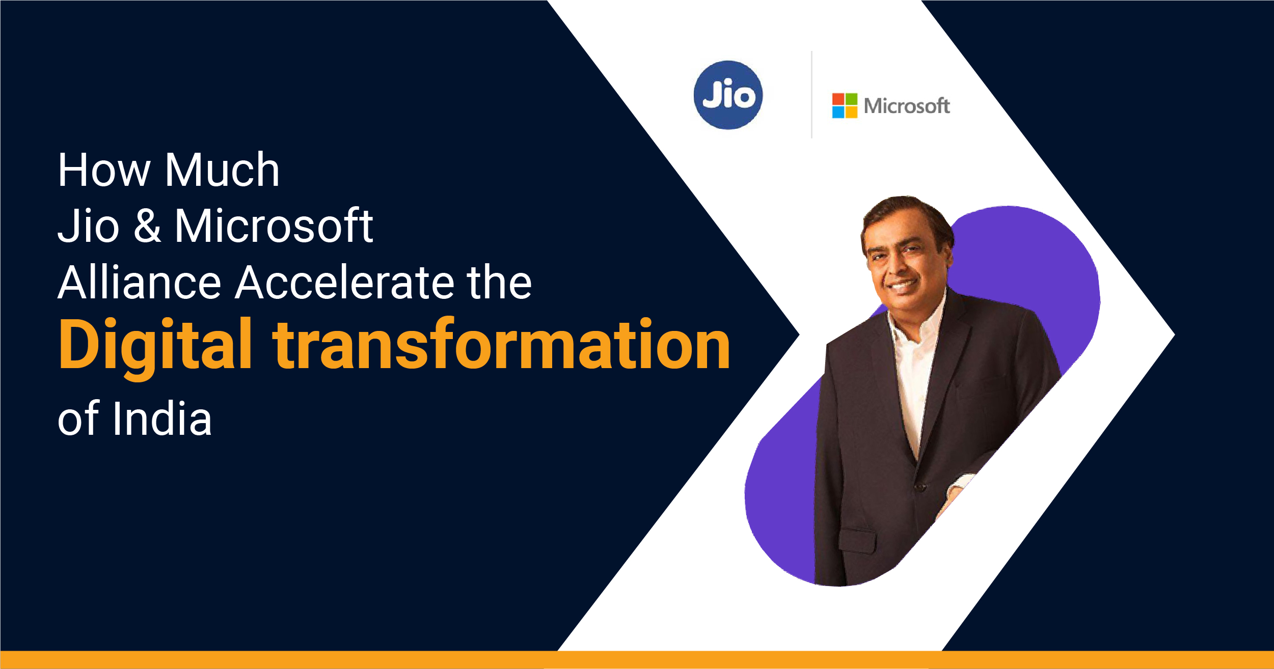 How much jio and microsoft alliance accelerate the digital transformation of india