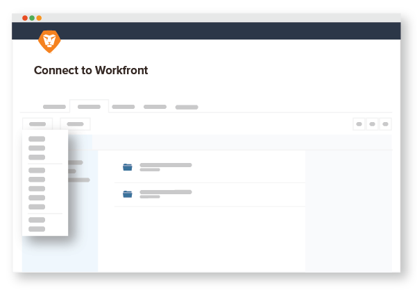 Connect to Workfront